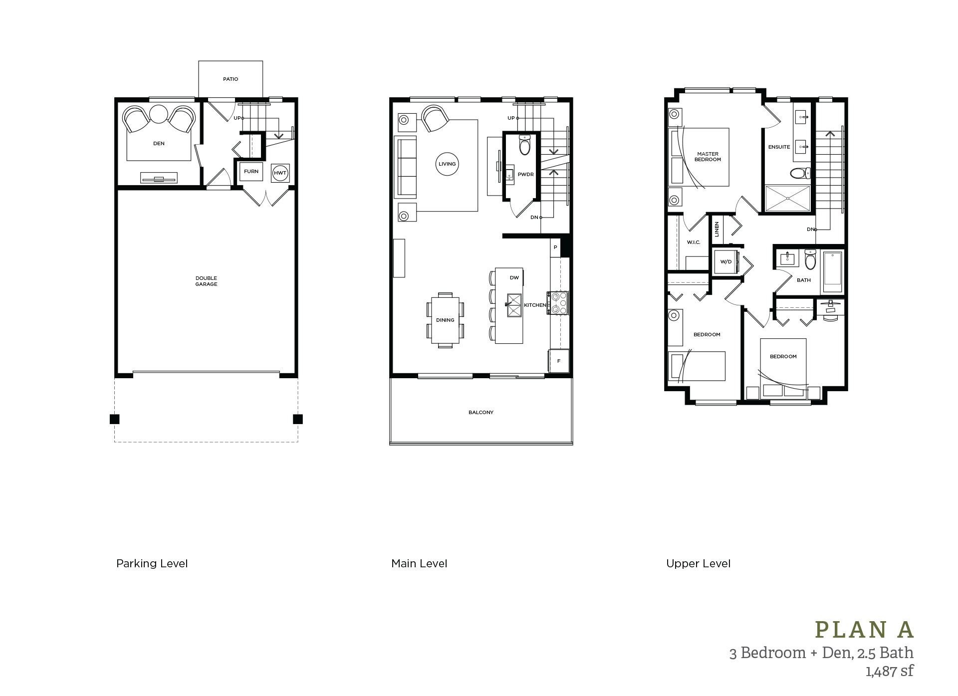 Chilliwack Townhome - Floor plan A